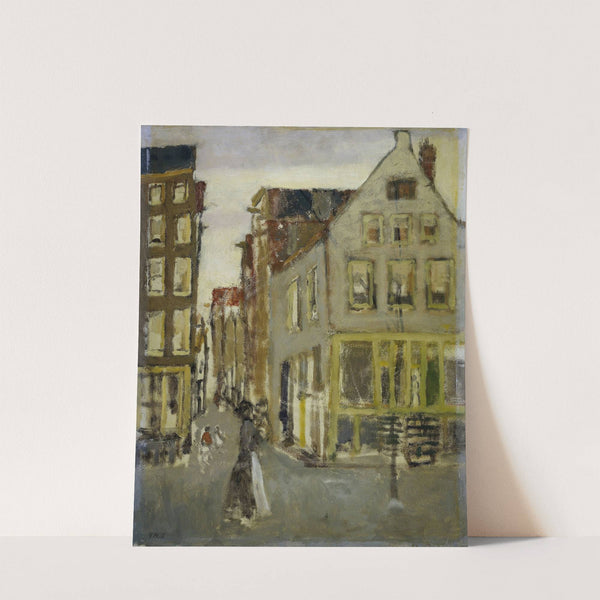 De Lauriergracht bij de Tweede Laurierdwarsstraat by George Hendrik Breitner