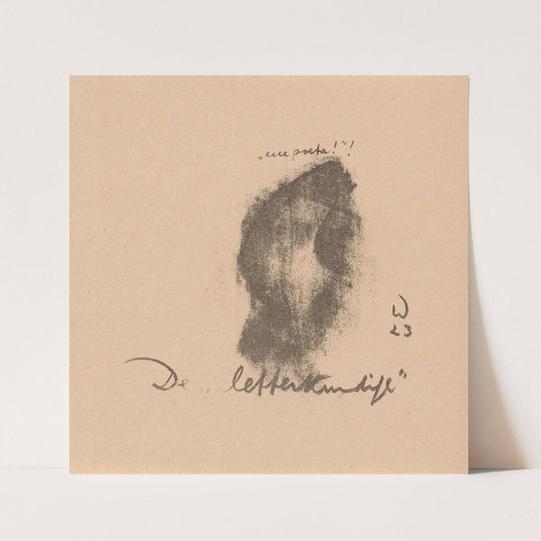 De letterkundige (1923) by Erich Wichmann