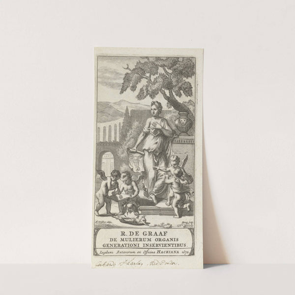 De mulierum organis generationi inservientibus tractatus novus &#8211; Title Page (1672) by Hendrik Bary