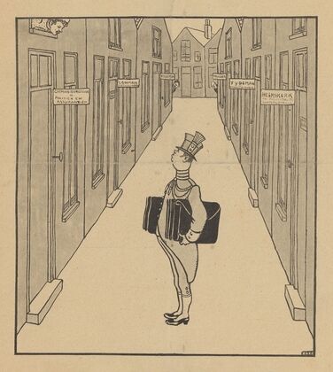 De Notenkraker, 23 februari 1907 ; In verlegenheid