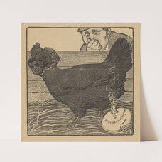 Silhouet van het achtergebleven meisje (1884 - 1917) by Nelly Bodenheim