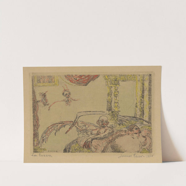 De ontucht by James Ensor