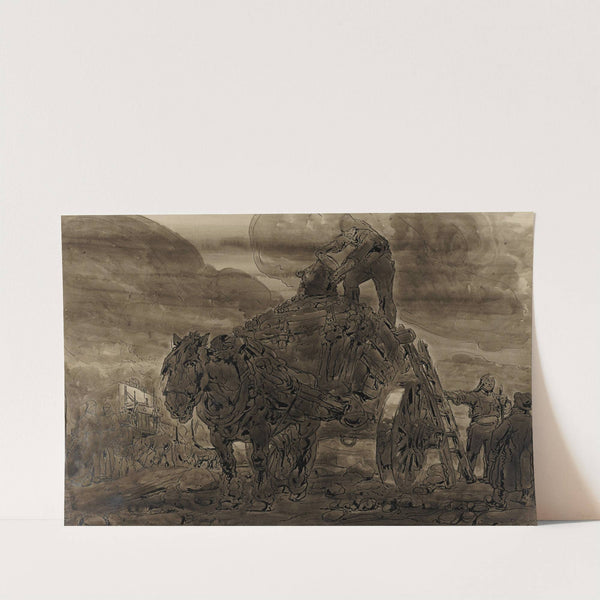 De opruimers (1922) by Alfred Ost