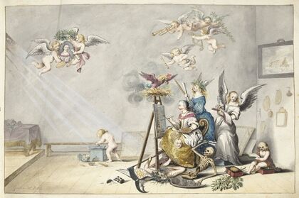 De overwinning van de Schilderkunst over de Dood