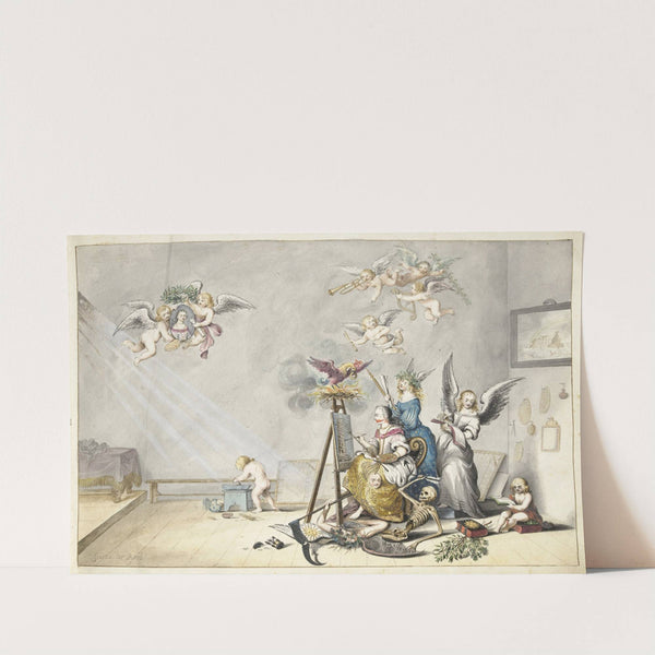 De overwinning van de Schilderkunst over de Dood by Gesina ter Borch