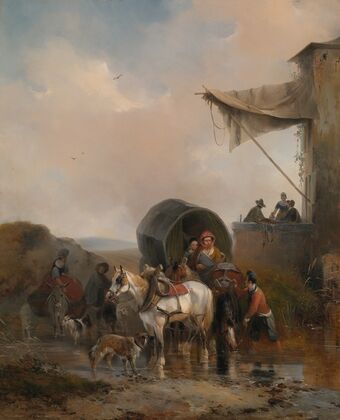De pleisterplaats (1835)