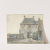 De poort van het kasteel van Heemstede by Gerrit Lamberts