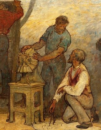 De près ou de loin tous les métiers ont besoin d’être touchés par un reflet de l’art , Les métiers (1887)