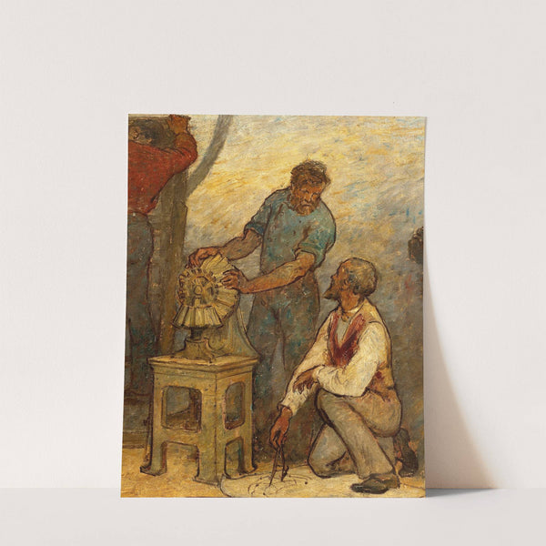De près ou de loin tous les métiers ont besoin d’être touchés par un reflet de l’art , Les métiers (1887) by Edmond Eugène Valton