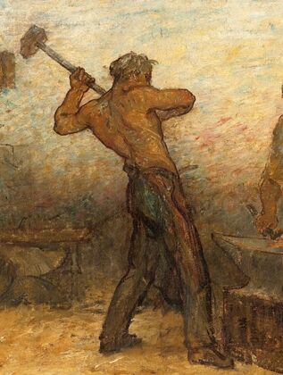 De près ou de loin tous les métiers ont besoin d’être touchés par un reflet de l’art , Les métiers (1887)