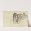 De tempel van Antoninus en Faustina te Rome by Hugh William Williams