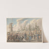 De vismarkt te Rotterdam (1816) by Jan Anthonie Langendijk
