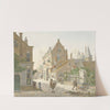 De Waardpoort en de Oude Gracht in Utrecht by Jan Hendrik Verheijen