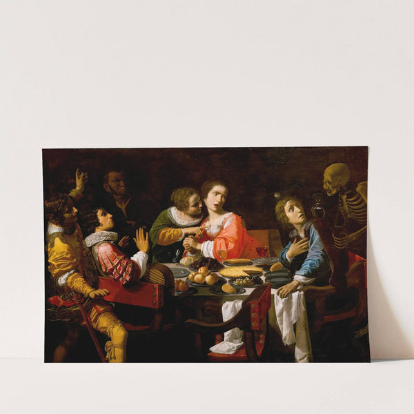 Death Comes to the Banquet Table (Memento Mori) (circa 1630) by Giovanni Martinelli