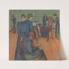 Death in the Sickroom (1893) by Edvard Munch