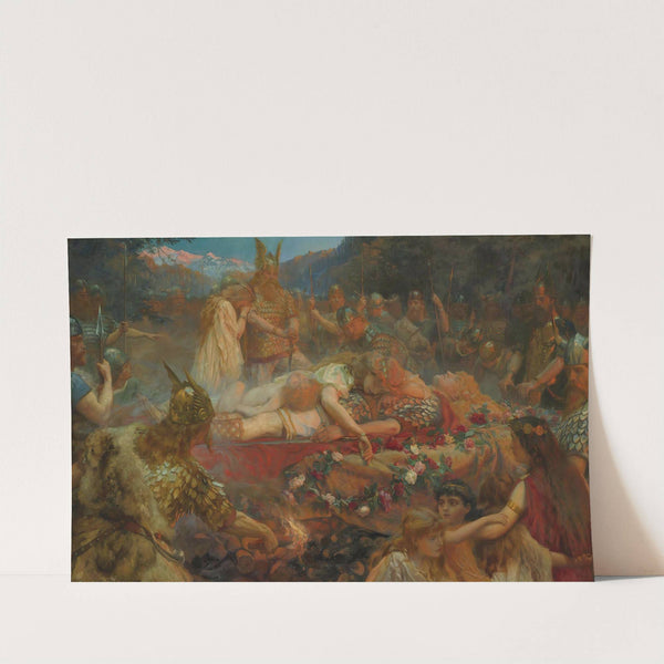 Death Of A Viking Warrior by Charles Ernest Butler