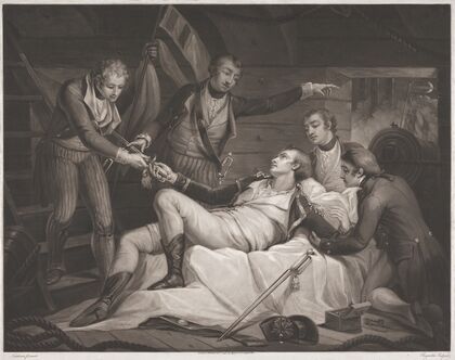Death of Captain Alexander Hood (1798)