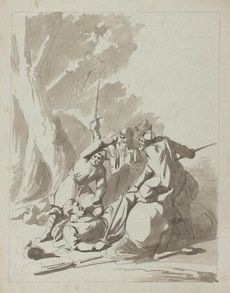 Death of Jaunutis, son of Gediminas (1850)