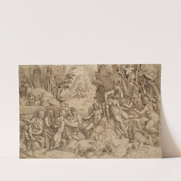 Death of Procris by Giorgio Ghisi