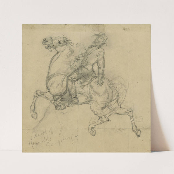 Death of Reynolds Gettysburg (1863) by Alfred Rudolph Waud