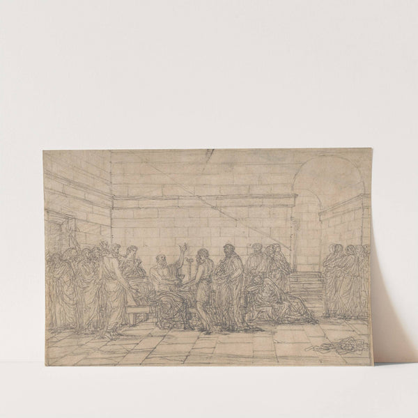 Death of Socrates by Jean Baptiste Joseph Wicar