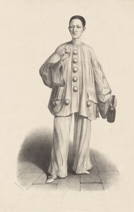 Debureau [i.e., Jean Gaspard Deburau as Pierrot] (1841-1842)