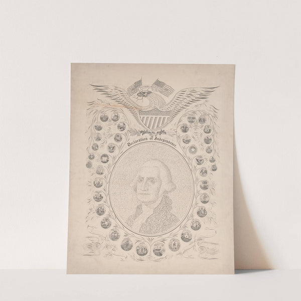 Declaration of Independence, e pluribus unum, 1776-1876 (1876) by W. K. Pratt