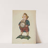 Decorated Cast Iron Clock by George H. Alexander