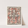 Decoratief ontwerp met diermotieven (1874) by Carel Adolph Lion Cachet