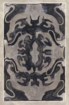 Decoratief ontwerp met leeuwen