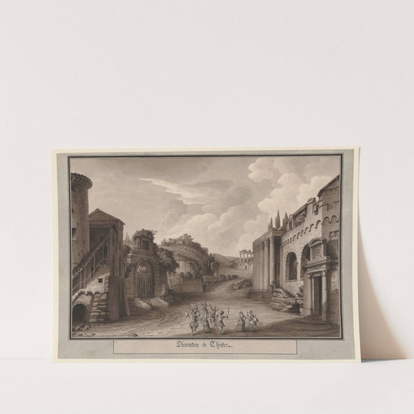 Décoration de théatre (1792-1793) by Jean Jacques Lequeu