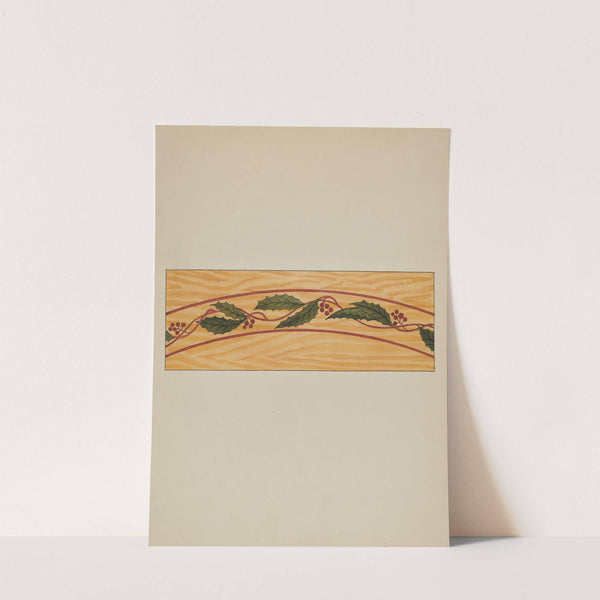 Decorative Panel from Rail Car Interior (c. 1936) by Wellington Blewett
