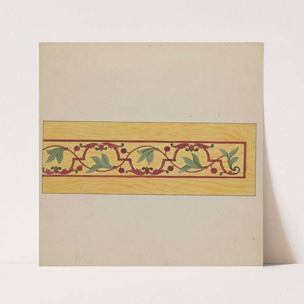 Decorative Panel from Rail Car Interior (c. 1936) by Wellington Blewett