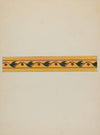 Decorative Panel from Rail Car Interior