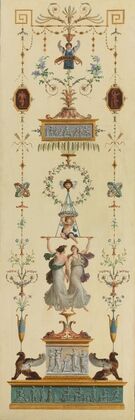 Decorative Panels, Double-leaf Doors, Overdoor Paintings 1 (1790s)