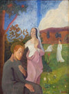 Decorative Picture. The Vision of Saint Francis with the Three White Virgins (1892)