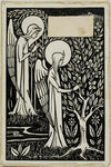 Decorative Study; Two Angels