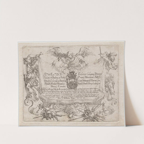 Dedication (1633) by Johann Wilhelm Baur