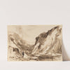 Deep Valley in Mountainous Landscape by William Hart