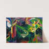 Deer in the monastery garden (1912) by Franz Marc