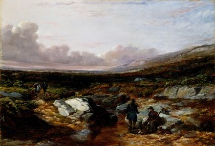 Deer Stalking in Scotland; Getting Ready (1851)