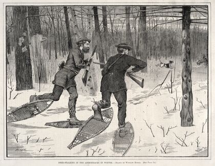 Deer Stalking in the Adirondacks in Winter (1871)