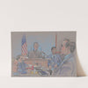 Defendant James Wang, judge, lawyer and others during Wang&#039;s court-martial on charges of friendly-fire in Iraq by Brigitte Woosley
