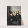 Degas and Évariste de Valernes (1860s) by Edgar Degas