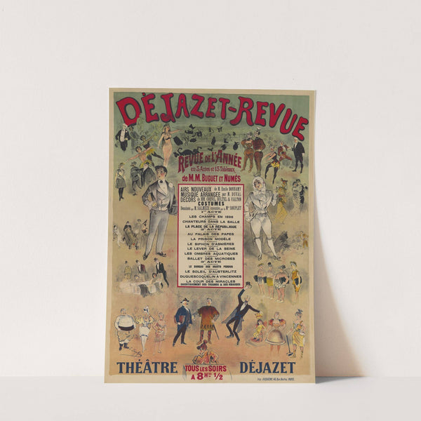 Dejazet-Revue, revue de l’année. Théatre Déjazet (1880-1890) by J. Jonchère