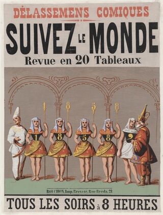 Délassemens-Comiques Suivez le monde! Revue en 20 tableaux (1857)