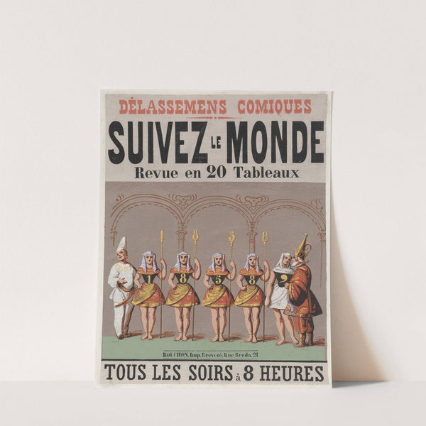 Délassemens-Comiques Suivez le monde! Revue en 20 tableaux (1857) by Imp. Rouchon