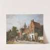 Delft, With The Prinsenhof In The Distance (1885) by Adrianus Eversen