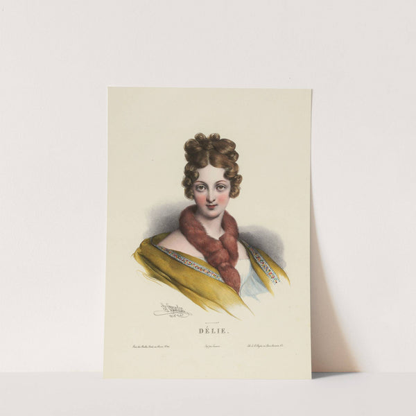 Délie (1828-1830) by Pierre Louis Henri Grévedon