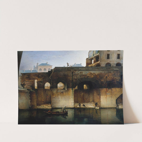 Démolition de l&#039;ancien Hôtel-Dieu ; les cagnards by Jean-Charles Geslin